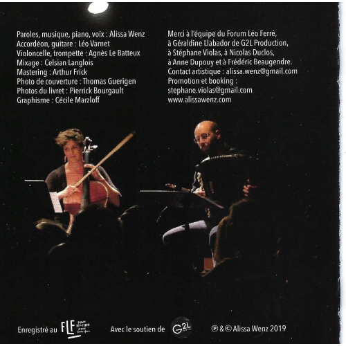 ALISSA WENZ (EN TRIO) / LIVE AU FORUM...
