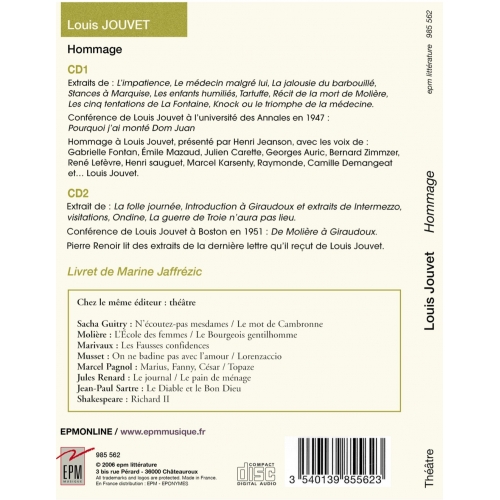 LOUIS JOUVET / HOMMAGE