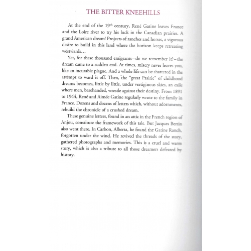 Jacques BERTIN / THE BITTER KNEEHILLS