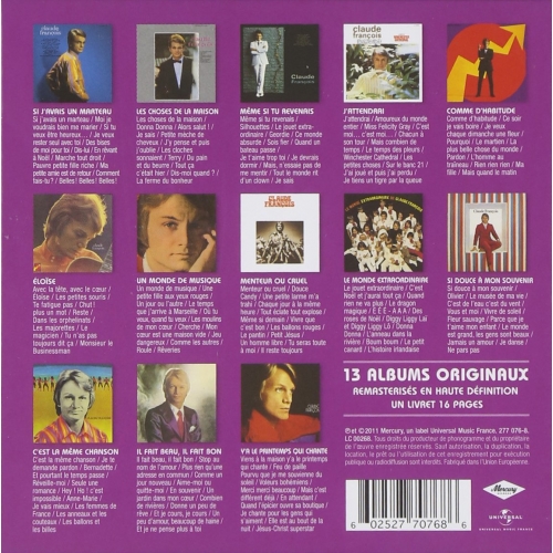 CLAUDE FRANÇOIS / L'INTÉGRALE DES...