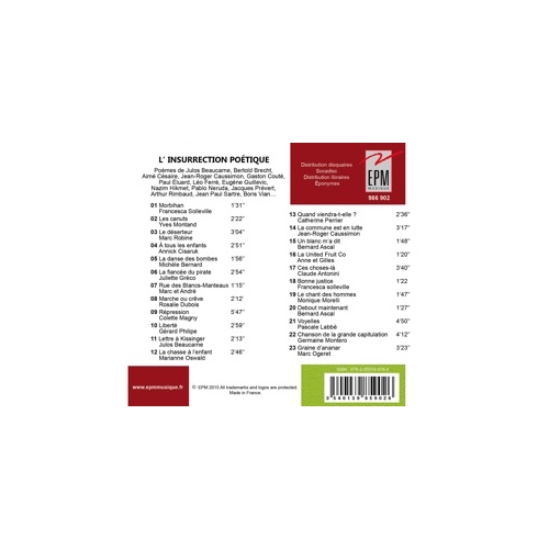 L'INSURRECTION POÉTIQUE