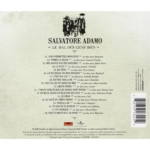 ADAMO / LE BAL DES GENS BIEN (BEST OF)
