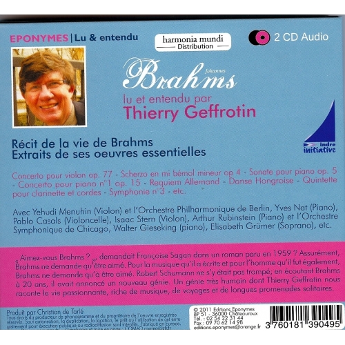 BRAHMS / Biographie musicale par...