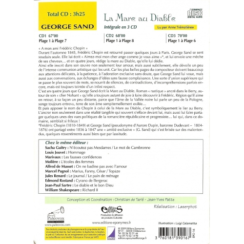 George SAND / LA MARE AU DIABLE