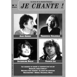 JE CHANTE-1 / Francesca...