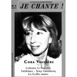 JE CHANTE / Cora VAUCAIRE
